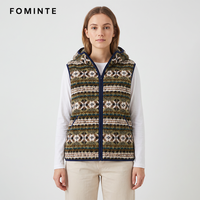 Gilet polaire pour femme, imprimé aztèque vintage, en polaire polaire épaisse, chaud pour l'hiver, avec capuche en sherpa, gilet de mode, en stock