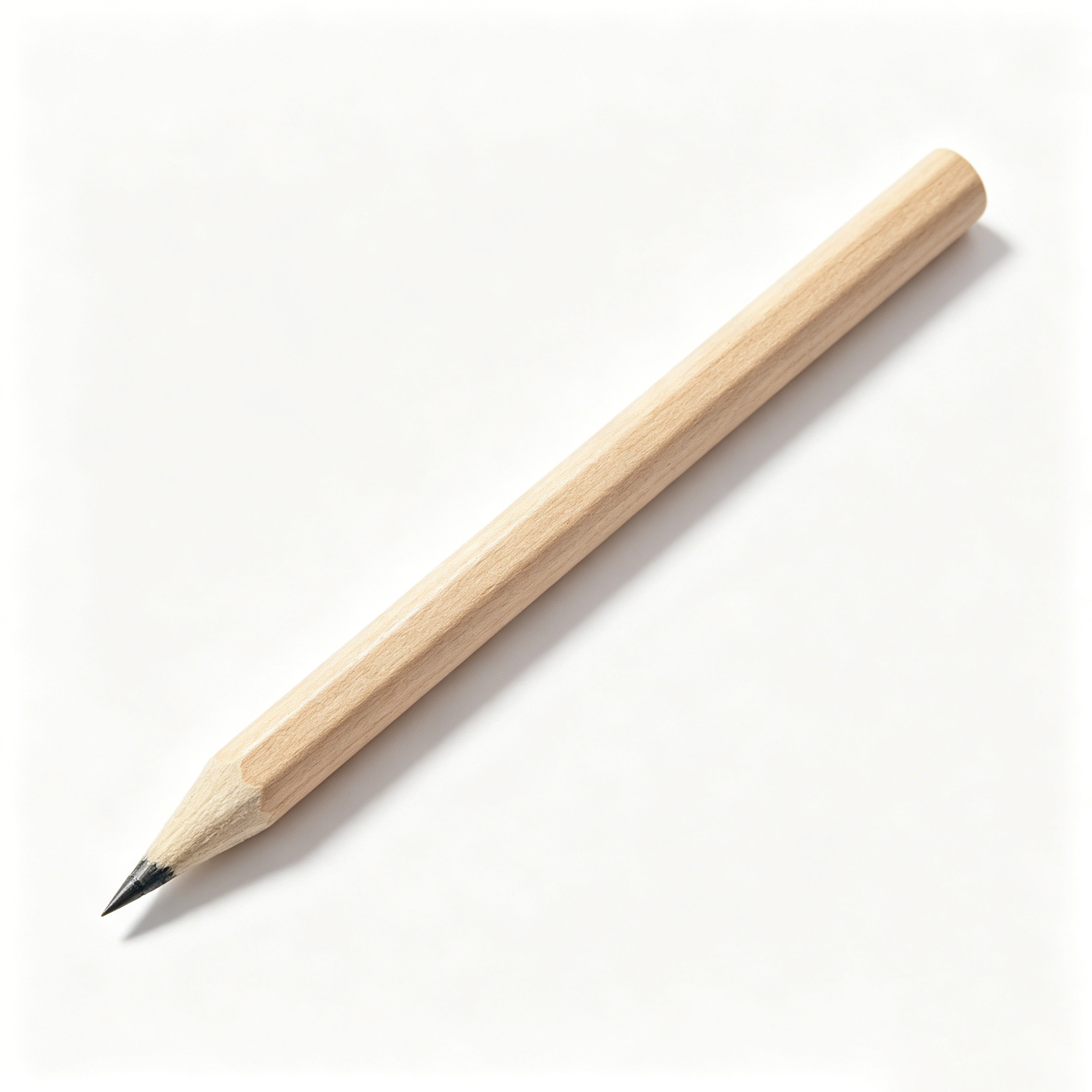 HBNatural Wood Short Pencils