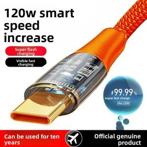 240W Nylon Type-C USB 3.0 Cáp dữ liệu với siêu nhanh sạc cho máy tính Tai nghe máy in di động & máy ảnh - Product Image 4