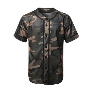 PIHA SPORTS Men Baseball Jersey with Embroidered Team Uniform Name Number <b>Camouflage</b> Pattern 100% Polyester for Men Women Youth - Product Image 4