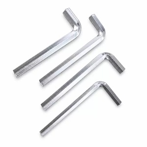 Jeu de clés hexagonales en forme de L, 2.5, 3.0, 4.0, 5.0, 6.0mm, en acier chromé, pour outils de bricolage - Product Image 2
