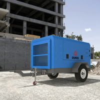 Compresseur d'air mobile électrique du système de contrôle intelligent 45kw de rendement énergétique élevé