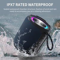 Altavoz Inalámbrico Portátil con Bluetooth 5.3, Estéreo, Emparejamiento TWS, Luces LED RGB, Radio, Ranura para Tarjeta TF, USB, para Teléfono Móvil y Computadora