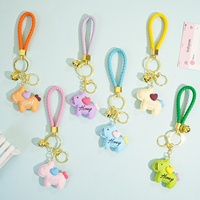 Porte-clés et lanière en fer motif dessin animé 2026, multicolore, pour étudiant, pendentif créatif pour sac, décoration à suspendre pour coque de téléphone, petit modèle pour couple