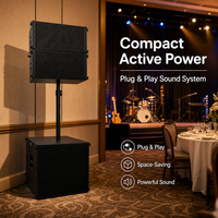 Sistem Suara Line Array NEARSTAR TW10S Self Powered 2+1 untuk Sewa Konser dan Produksi Panggung Mobile