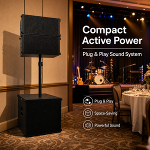 Sistema Audio Line Array Autoalimentato NEARSTAR TW10S 2+1 per Noleggio Concerti e Produzioni Audio per Palchi Mobili - Product Image 6