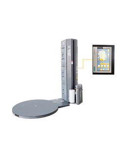 Máquina envolvedora de palets de envoltura retráctil de película de envoltura elástica semiautomática industrial - Product Image 6