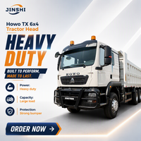 Популярный подержанный самосвал HOWO TX 6x4 Euro2, объем 12 м³, двигатель MAN, левый руль, дизельный