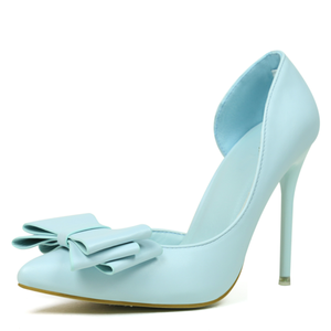 <span class=keywords><strong>Zapatos</strong></span> de Tacón Alto <span class=keywords><strong>con</strong></span> Punta en Pico y Lazo en el Lateral - Product Image 6