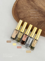 4 Couleurs Classiques – Encre Métallique Effet Marbre pour Nail Art – Gel Liquide de Peinture Effet Marbre Unique pour Ongles – OEM