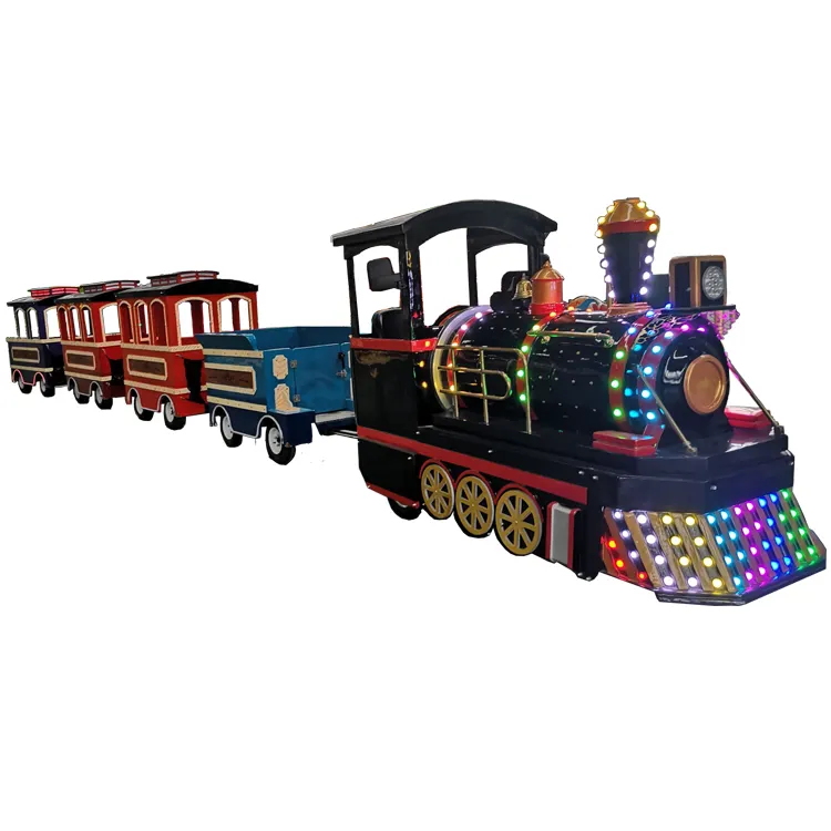 Little Train Castle Amusement Rides Kiddie Park Train Rides Game Machine For Sale