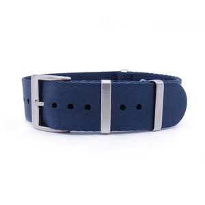 Ceinture de sécurité en Nylon de couleur unie de haute qualité, 20mm, 22mm, une pièce, bracelet de montre personnalisé - Product Image 3