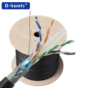 สายเคเบิลอีเธอร์เน็ต LAN Cat6 UTP สีดำ ความเร็วสูง ขนาด 24awg ความยาว 305 เมตร สายสื่อสาร PVC พร้อมทองแดงเปลือยสำหรับการเชื่อมต่อเครือข่าย - Product Image 3