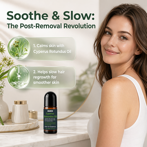 Huile <span class=keywords><strong>de</strong></span> Cyperus Rotundus 100% Pure Pressée à Froid Naturelle – Soin Apaisant et Réparateur pour Visage et <span class=keywords><strong>Corps</strong></span>, Réduction des Poils et Inhibition <span class=keywords><strong>de</strong></span> la Reproduction des Poils - Product Image 5