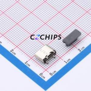 TYPEC-504DSL-ECP24 USB Connector SMD Connector ( Connector Type: Type-C )( Gender: Female )( Mounting Type: Vertical Mount ) - Product Image 2