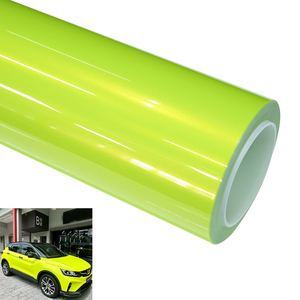 Pellicola di vernice per auto giallo fluorescente <span class=keywords><strong>fantasia</strong></span> resistente ai graffi TPU PPF - Product Image 1