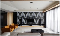 Panneau mural en PVC marbré UV, largeur 1220 mm, pour décoration murale intérieure, plaque en PVC marbré UV