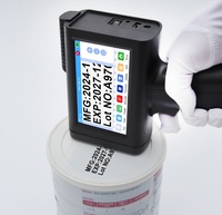 Imprimante jet d'encre portable M10 de haute qualité 12,7 mm pour cuir, flex, alimentée par batterie, écran tactile, boîtes, bouteilles, sacs, papier, cartons, logos et lots
