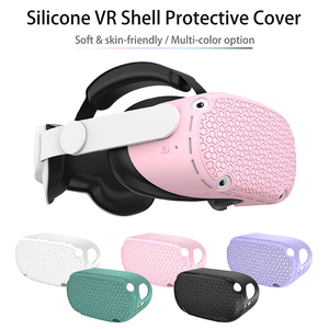 Funda protectora de silicona antideslizante de origen del fabricante para la consola <span class=keywords><strong>Quest</strong></span> <span class=keywords><strong>2</strong></span> y accesorios de realidad virtual Smart Glasses Companion - Product Image 6