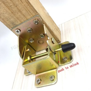 Cold Rolled Steel Furniture <b>Table</b> Legs <b>Foldable</b> Locking 90 Degree Bracket Hinge <b>with</b> Modern Design for Kitchen & Home Office - Product Image 1