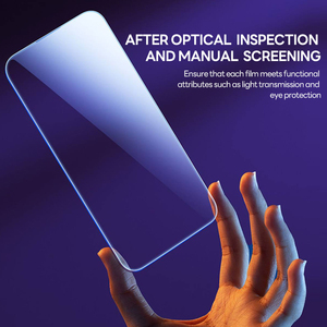 Film de protection d'écran de téléphone en verre hydrogel anti-lumière bleue à séchage UV avec logo personnalisé, matériau de découpe pour les magasins de téléphonie mobile - Product Image 4