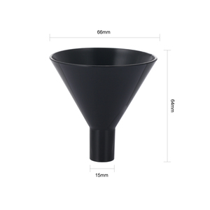 Atacado Colorido Plástico PP Material Químico Resistente Boca Larga Funil para Laboratório, Líquido Cosmético, Perfume, Dispenser