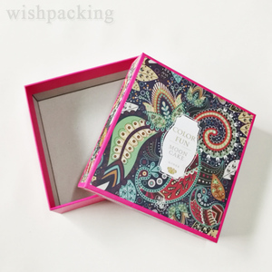 Boite d'emballage thực phẩm hộp nắp và cơ sở cứng nhắc các tông hộp giấy với lỗ đục lỗ Inlay - Product Image 1