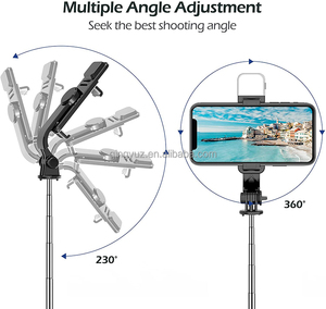 Nouveaux Produits 65CM ~ 100CM Flexible Selfie Bâton avec Télécommande Vidéo <span class=keywords><strong>Trépied</strong></span> Pour Gopro Voyage Multifonction Selfie Bâton Pour <span class=keywords><strong>Tik</strong></span> <span class=keywords><strong>Tok</strong></span> - Product Image 5