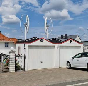 Turbina eólica <span class=keywords><strong>VAWT</strong></span> <span class=keywords><strong>300W</strong></span> 500W 1000W de eje vertical pequeño de bajo ruido con batería controladora e inversor para uso doméstico - Product Image 6