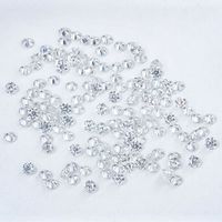 Vente directe usine de moissanite de laboratoire de couleur D, taille brillant rond, forme ronde, en vrac