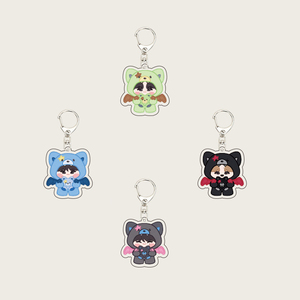 Custom New UV Printed Cartoon <b>Doll</b> Acrylic Key Chain Bag Pendant <b>Accessories</b> Fashionable Souvenir Star Peripheral - Product Image 3