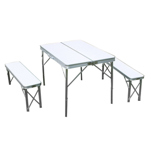 ชุดโต๊ะอลูมิเนียมพับได้สำหรับตั้งแคมป์ปิกนิก 90*66*70 ซม. - Product Image 3
