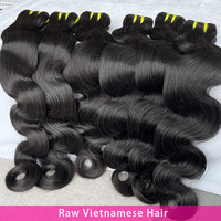 Échantillon ISEE 12A Cheveux Vietnamiens Bruts Os Droit Vendeur de Cheveux Humains, Paquets de Cheveux Bruts Double Dessinés à Cuticule Alignée En Stock
