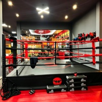 Ring de boxe sur mesure, plateforme de boxe robuste pour matchs professionnels, kickboxing, MMA, fabricant OEM ODM, vente en gros