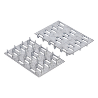 Placa de Acero Galvanizado de Doble Uña, Precio de Fábrica de Proveedores Chinos Modernos, Certificación ISO9001, Anticorrosión
