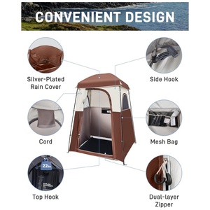 Tente de Douche Portable pour <span class=keywords><strong>Camping</strong></span> en Plein Air, Tente de Toilette, Cabine d'Essayage, Abri d'Intimité pour Randonnée - Product Image 3