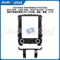 Lemonton 9,7 pouces, kits intérieurs de style Tesla, cadre de façade audio pour voiture, pour Samsung SM6 Renault Koleos 2017-2018, tableau de bord OEM