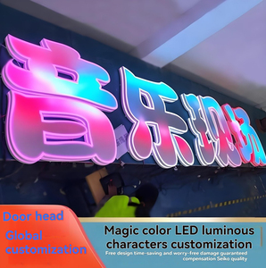 RGBカラーチェンジフルカラー発光ダイオード文字用のカスタマイズ可能なプログラマブル携帯電話制御 - Product Image 5