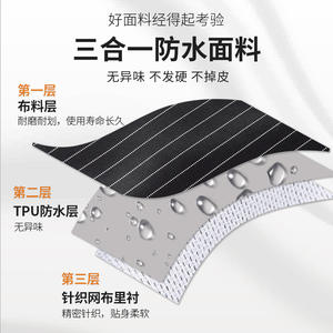 <span class=keywords><strong>Tablier</strong></span> rayé avec bretelles, épaissi, imperméable, résistant à l'huile, pour la cuisine, usage quotidien, adulte, unisexe, toutes saisons - Product Image 4