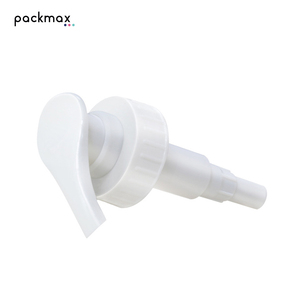 Double-layer flat nozzle, built-in threaded, 32-tooth PP plastic lotion <b>pump</b> head for conditioner, <b>shampoo</b> & shower gel - Product Image 3