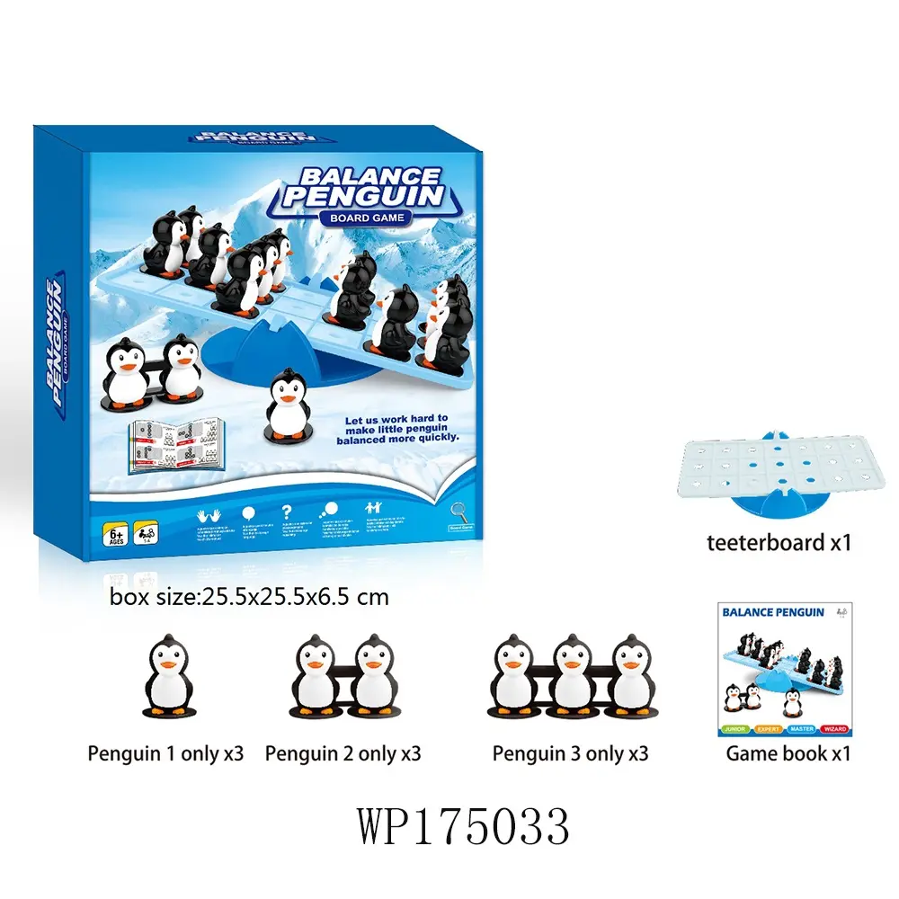 Pinguïn Balans Party Game Verbeteren Geduld En Intelligentie Plastic Board Game Miniaturen