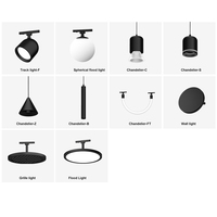 DGLUX Mini spot magnétique intelligent 48V en aluminium, modulaire, Zigbee, à intensité variable, ultra-étroit 10mm