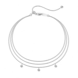 Dylam Trending Design Fashion <b>Bracelets</b> 925 Sterling <b>Silver</b> Multiple Layers Dangle 5A Zirconia <b>Bracelets</b> & <b>Bangles</b> for Women - Product Image 1