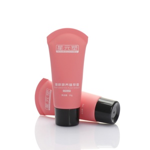 Tube en plastique rose souple de 30 g avec bouchon à vis, impression de logo personnalisée, pour l'emballage de produits de soin de la peau, crème pour le visage, le corps et les mains - Product Image 4