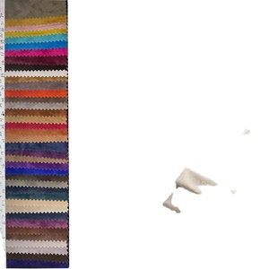 Pochette à bijoux en suède avec insert pour collier, logo personnalisé en relief, prix d'usine - Product Image 4