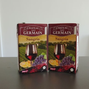 250ml High-Quality Custom Logo <b>Pattern</b> Printing Juice Carton <b>Paper</b> Roll Attractive <b>Paper</b> Packaging Milk Carton. - Product Image 2