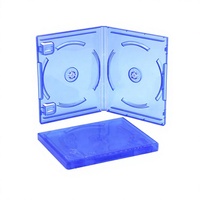 Boîte d'emballage de remplacement pour disques PS5, transparente bleue, pour 1 ou 2 CD/DVD/Jeux, vente en gros