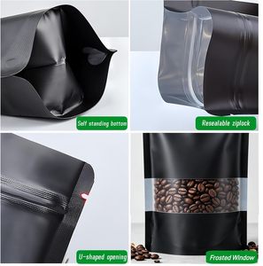 Bolsa de Embalaje de Plástico con Cierre Ziplock y Logotipo Personalizado para Frutos Secos, Té, Café, Dulces - Product Image 5