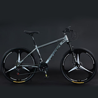 Sepeda Gunung MTB 26-Inci Grosir Pabrik, Garpu Baja Rangka Aluminium 27-Speed, Sepeda Kota Gaya Balap Sport