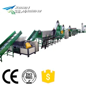 High Safety Level PP PE Plastic Recycling Washing Line